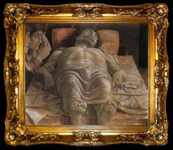 framed  Andrea Mantegna Foreshortened Christ, ta009-2